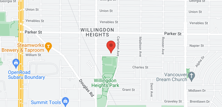 map of 4171 WILLIAM STREET